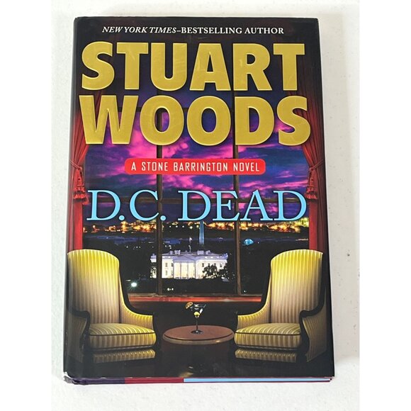 DC Dead by Stuart Woods Stone Barrington Book 2 Hardcover Mystery Thriller - Picture 1 of 7